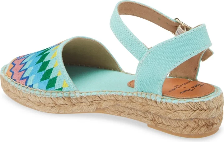 Love Embroidered Espadrille Sandal - Image 2