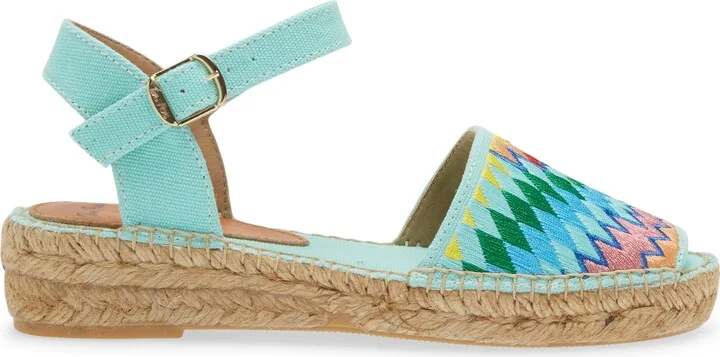 Love Embroidered Espadrille Sandal - Image 3