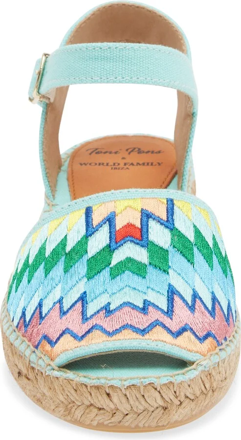 Love Embroidered Espadrille Sandal - Image 4