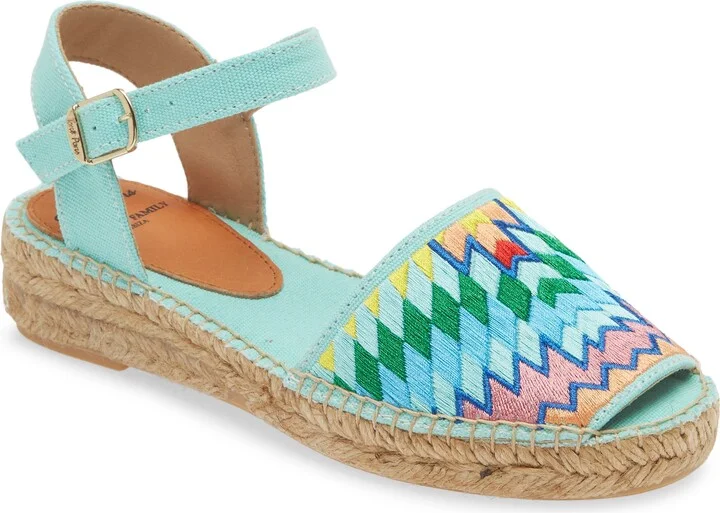 Love Embroidered Espadrille Sandal