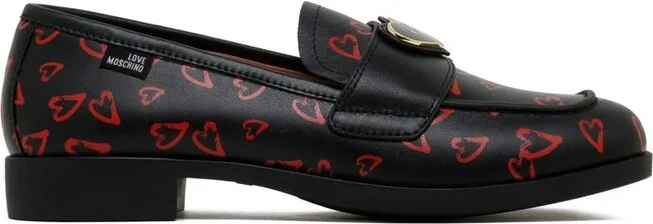 Love Moschino Heart Printed Loafers