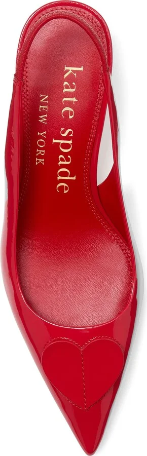 Lover Slingback Pointed Toe Kitten Heel Pump - Image 4