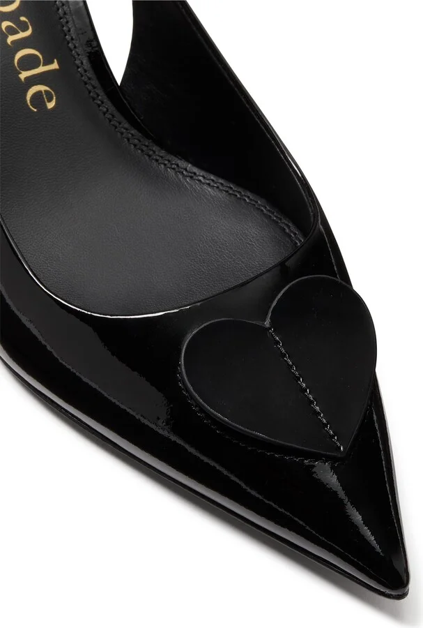 Lover Slingback Pointed Toe Kitten Heel Pump - Image 11