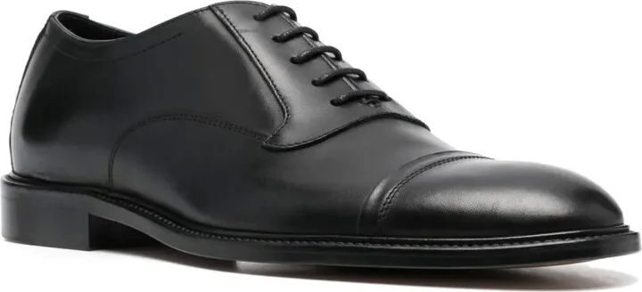 Low-Block Heel Derby Shoes - Image 2