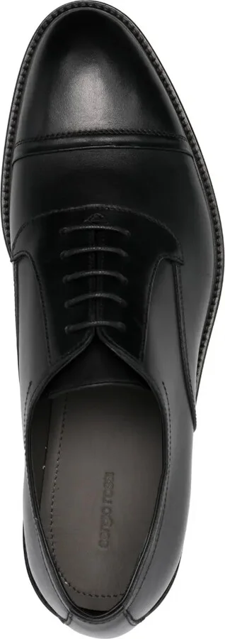 Low-Block Heel Derby Shoes - Image 4