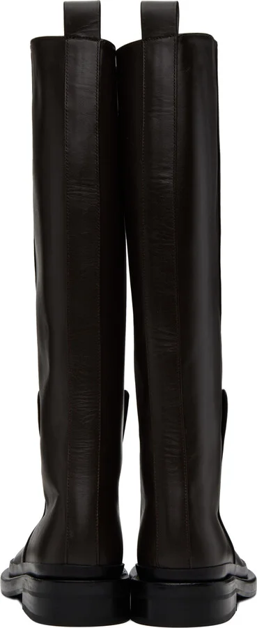 LOW CLASSIC Brown Pull-Loop Boots - Image 2