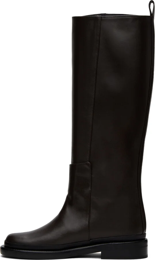 LOW CLASSIC Brown Pull-Loop Boots - Image 3
