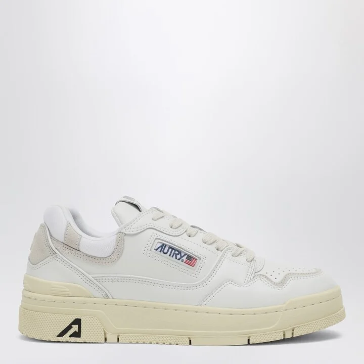 Low CLC white leather trainer