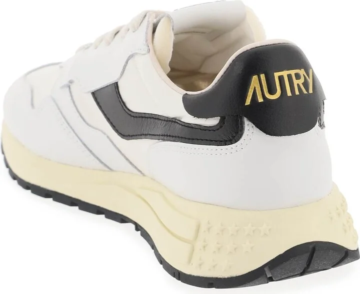 Low-cut Nylon And Leather Reelwind Sneakers - Image 3