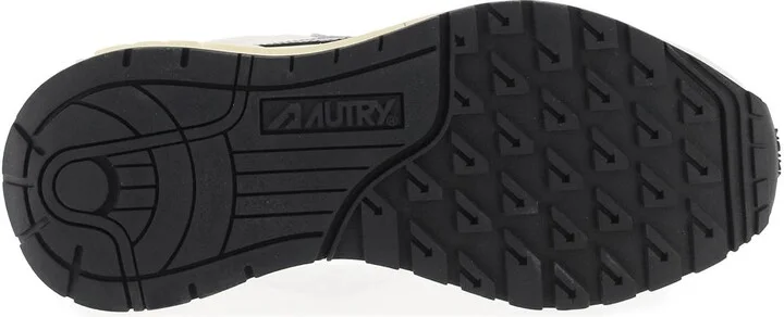 Low-cut Nylon And Leather Reelwind Sneakers - Image 5