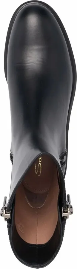 Low-Heel Leather Boots - Image 4