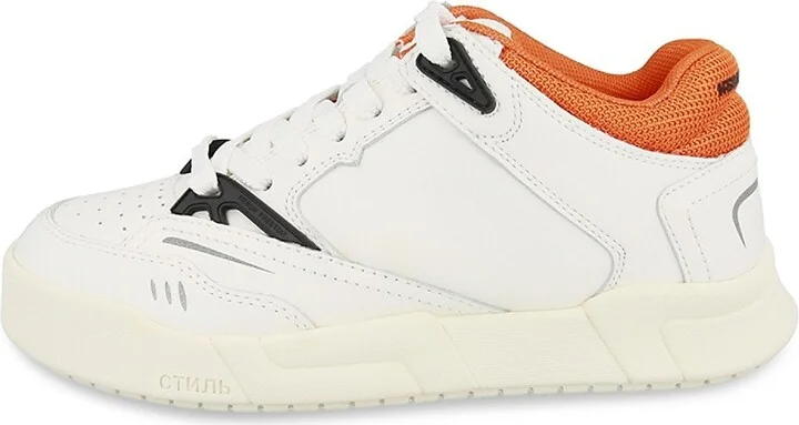 Low Key Logo Leather Sneakers - Image 4