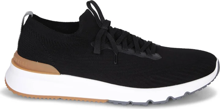 Low Knit Black Sneakers