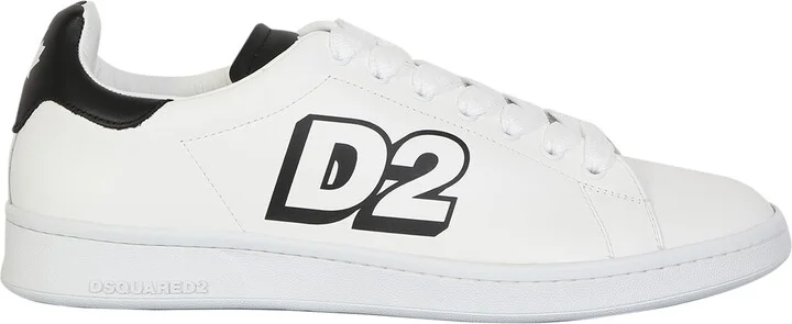 Low Lace-up Sneakers With Printed Logo