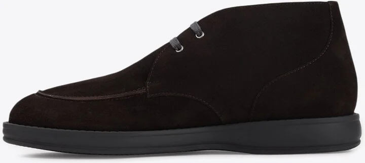 Low Leather Lace-Up Boots - Image 2