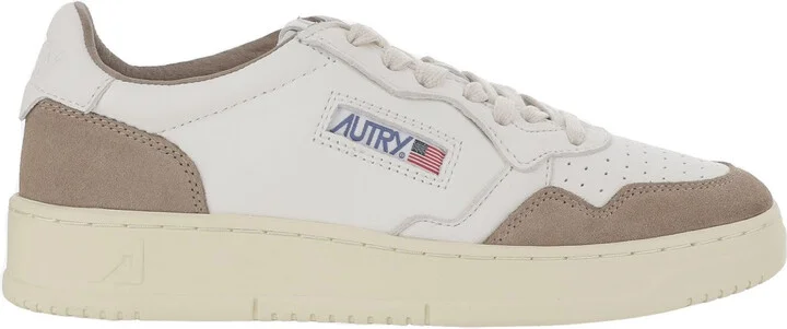 Low Medalist Leather Sneakers