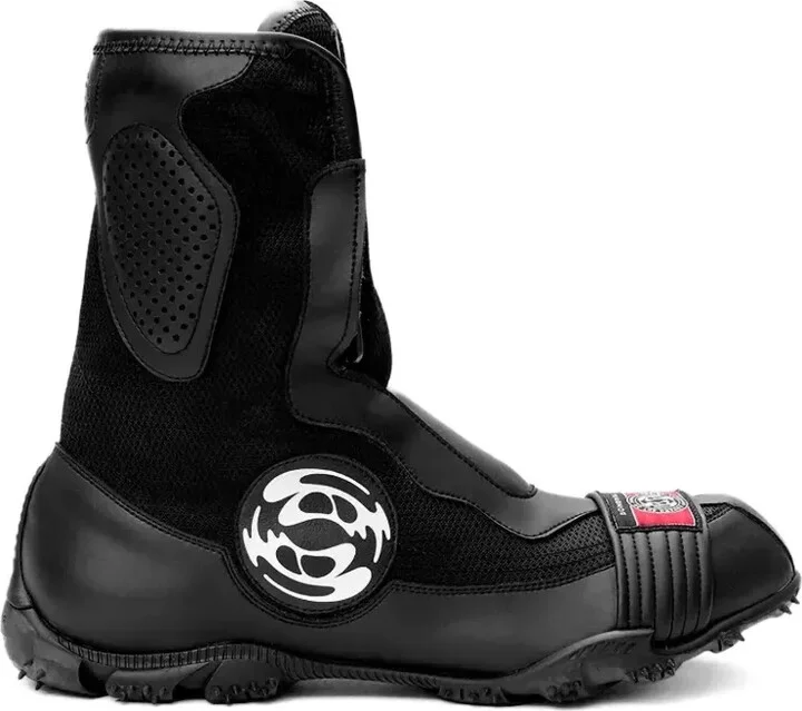 Low Tide mesh-panelled combat boots