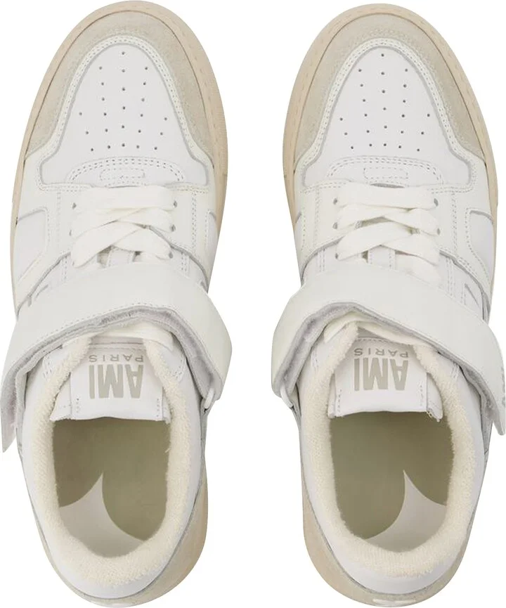 Low-Top ADC Sneakers in White/Multi Leather