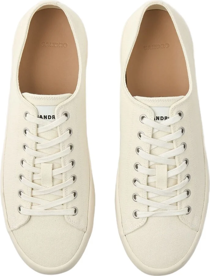 Low-top canvas sneakers - Image 3
