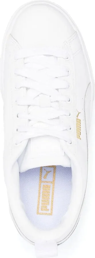 Low-Top Chunky Leather Sneakers - Image 4