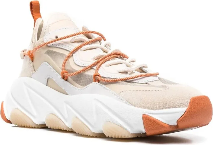 Low-Top Chunky Suede Sneakers - Image 2