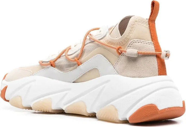 Low-Top Chunky Suede Sneakers - Image 3