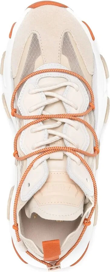 Low-Top Chunky Suede Sneakers - Image 4