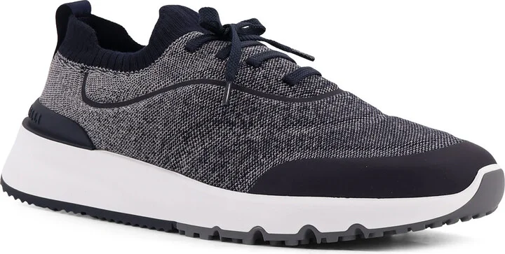 Low-top Cotton Knit Sneakers - Image 2