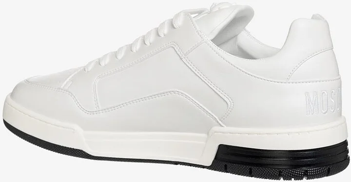 Low-Top Faux Leather Sneakers - Image 2