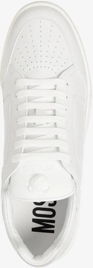 Low-Top Faux Leather Sneakers - Image 3