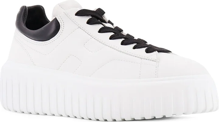 Low-top H-stripes Leather Sneakers - Image 2