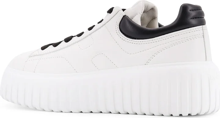 Low-top H-stripes Leather Sneakers - Image 3