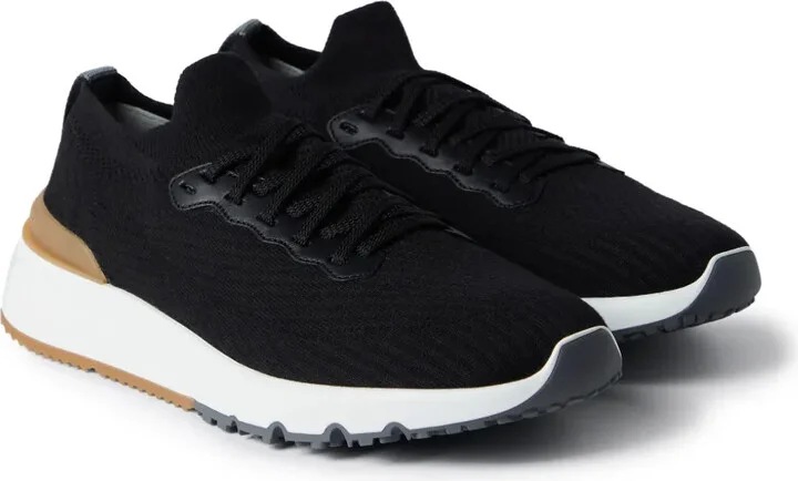 Low-Top Knitted Sneakers - Image 2