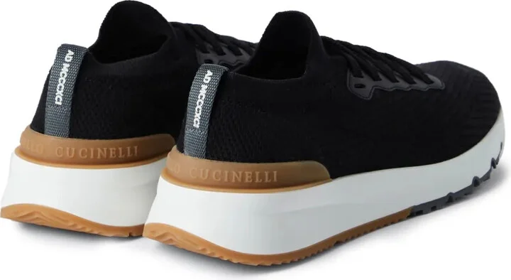 Low-Top Knitted Sneakers - Image 3