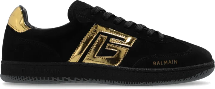 Low Top Lace Sports Shoes, , - Black