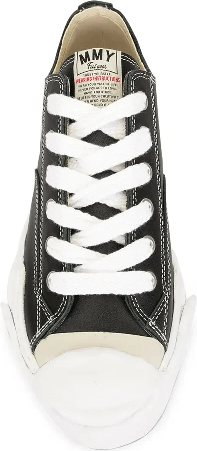 Low-Top Lace-Up Sneakers - Image 4