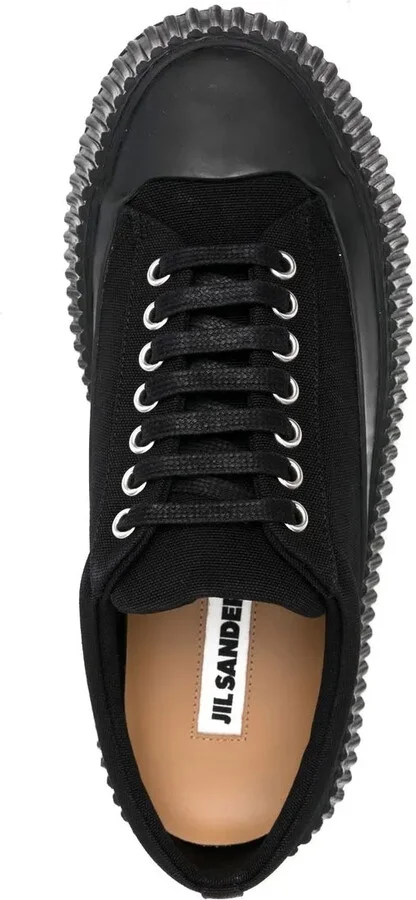 Low-Top Lace-Up Sneakers - Image 4