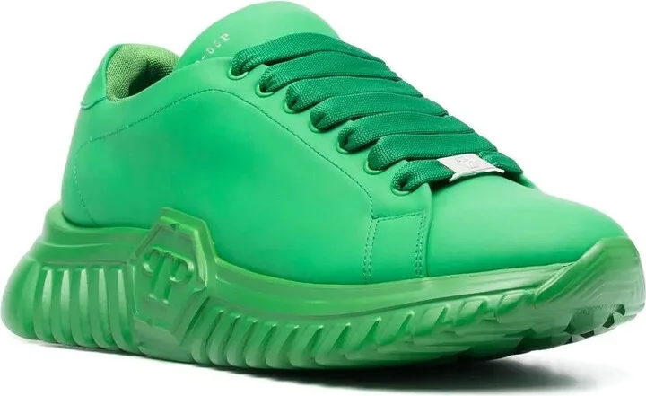 Low-Top Lace-Up Sneakers - Image 2