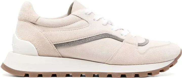 Low-Top Lace-Up Sneakers
