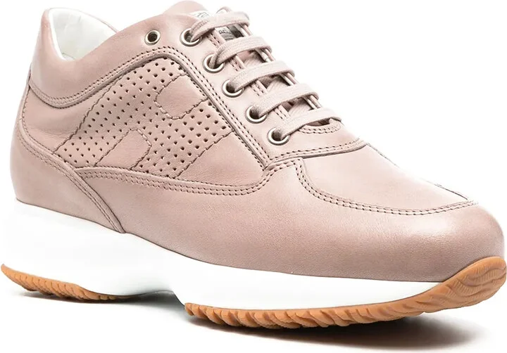 Low-Top Lace-Up Trainers - Image 2