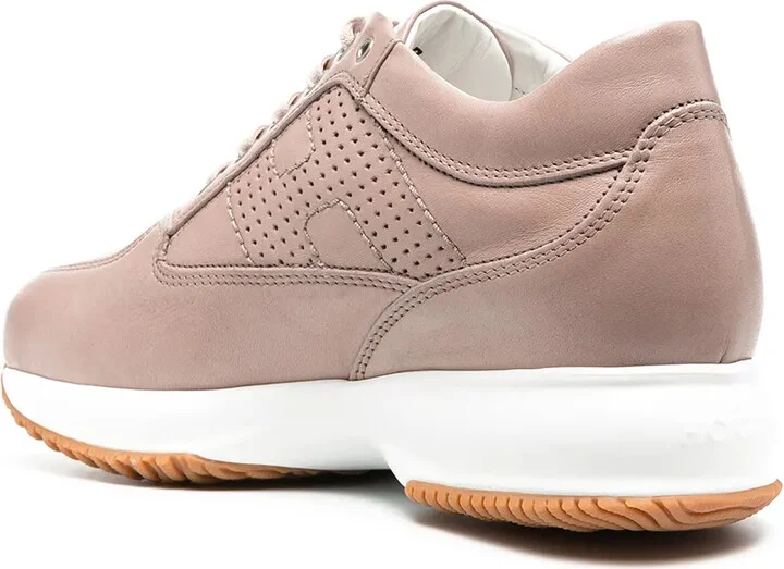 Low-Top Lace-Up Trainers - Image 3