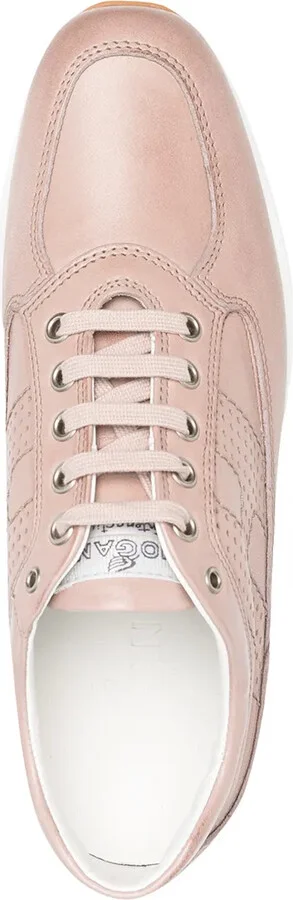 Low-Top Lace-Up Trainers - Image 4