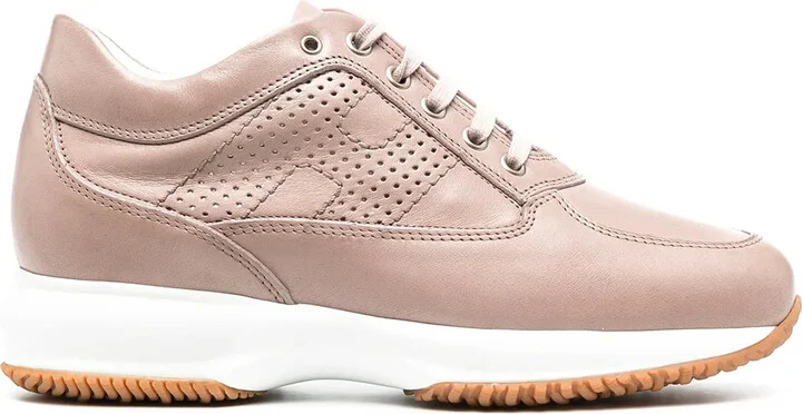 Low-Top Lace-Up Trainers