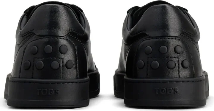 Low-Top Leather Sneakers - Image 3