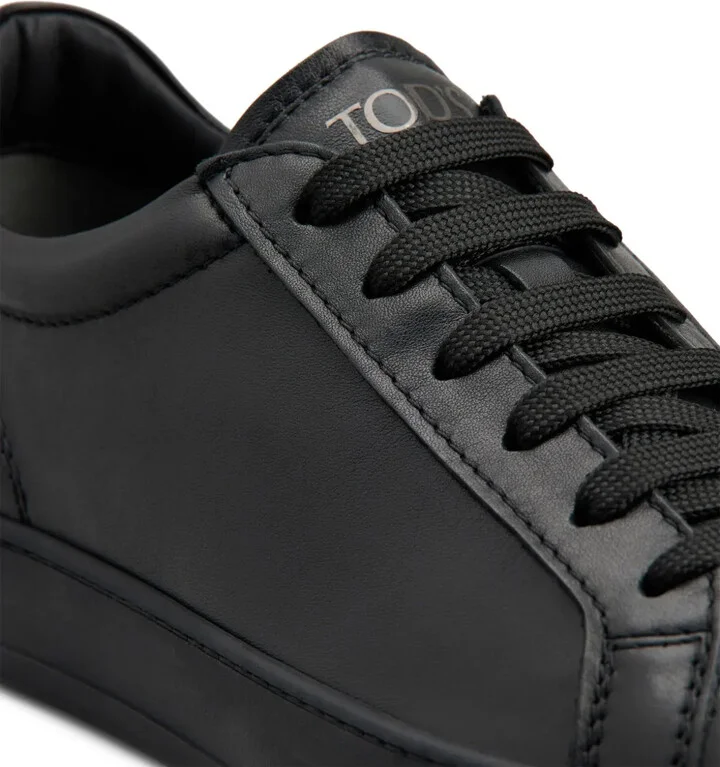 Low-Top Leather Sneakers - Image 5