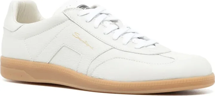 Low-Top Leather Sneakers - Image 2