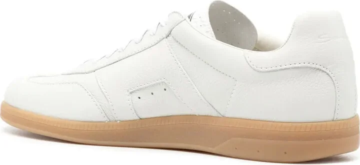 Low-Top Leather Sneakers - Image 3