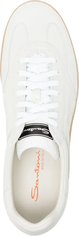 Low-Top Leather Sneakers - Image 4