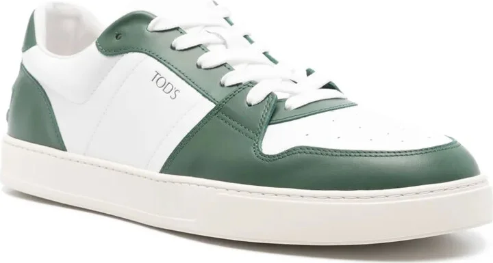 Low-Top Leather Sneakers - Image 2