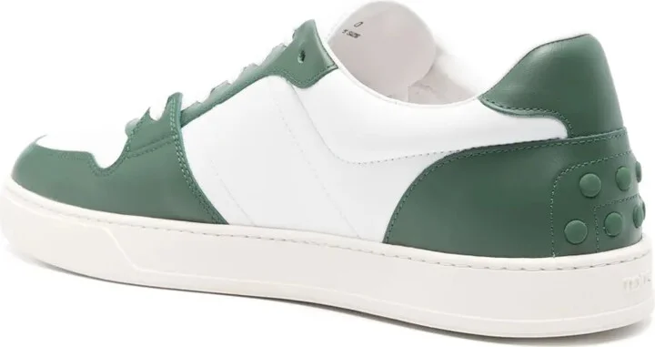 Low-Top Leather Sneakers - Image 3